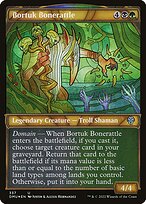 Bortuk Bonerattle (DMU-337) - uncommon: (Showcase) - Foil