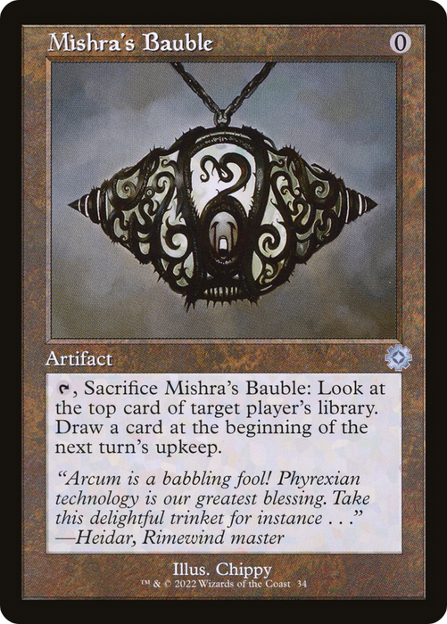 Mishra's Bauble (BRR-034) - uncommon