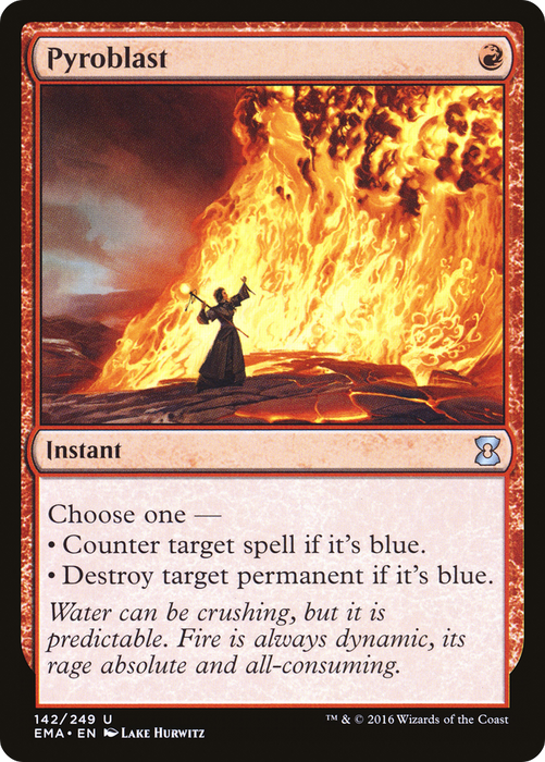 Pyroblast (EMA-142) - uncommon - Foil