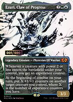 Ezuri, Claw of Progress (MUL-168Z) - mythic: (Showcase) (Borderless) - Foil