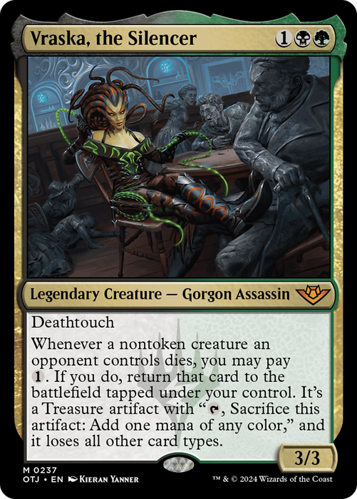 Vraska, the Silencer (OTJ-237) - mythic - Foil