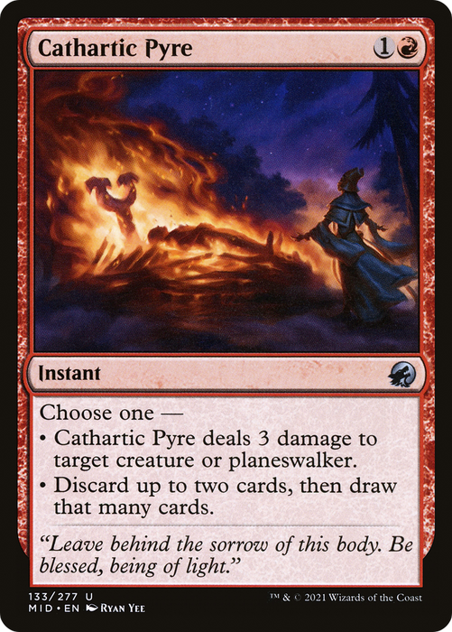 Cathartic Pyre (MID-133) - uncommon