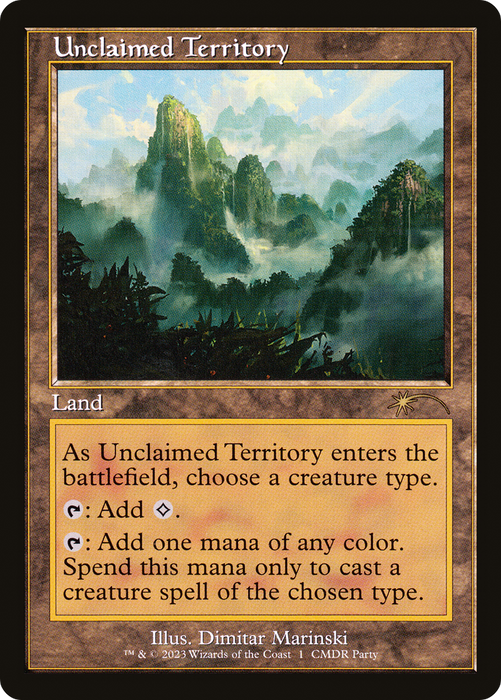 Unclaimed Territory (WPN-011) - rare - Foil
