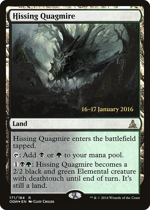 Hissing Quagmire (PRE-171S) - rare - Foil