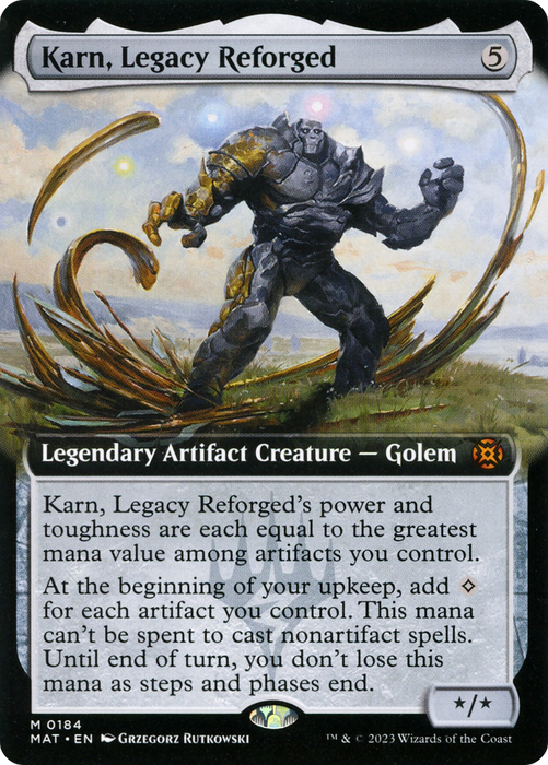 Karn, Legacy Reforged (MAT-184) - mythic: (Extended Art)