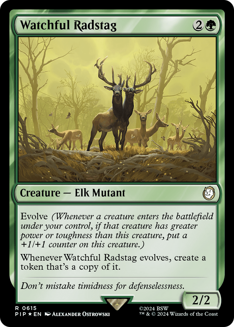 Watchful Radstag (PIP-615) - rare - Foil