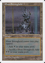 Ebon Stronghold (5ED-416) - uncommon