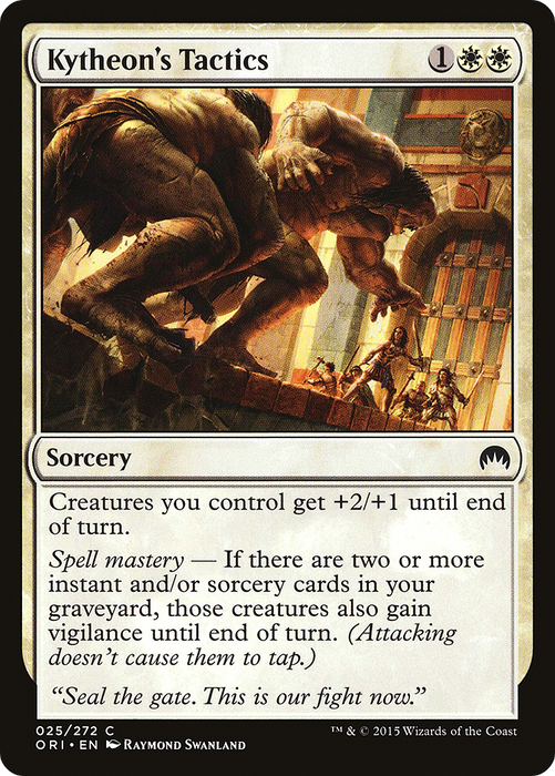 Kytheon's Tactics (ORI-025) - common - Foil