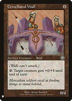 Crenellated Wall (LIST-MMQ-290) - uncommon