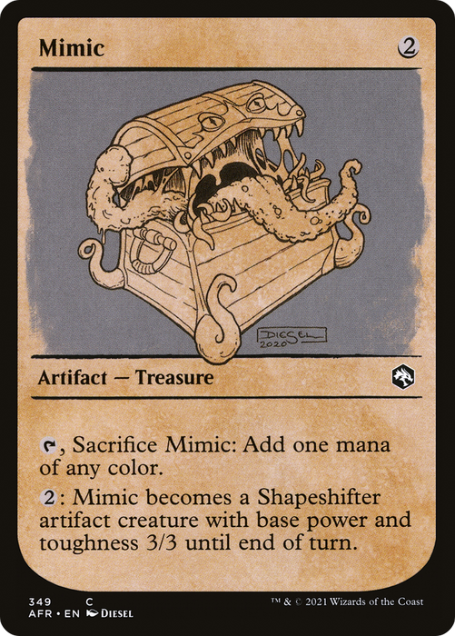 Mimic (AFR-349) - common: (Showcase) - Foil
