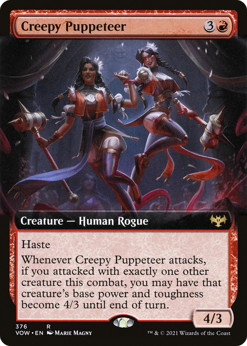 Creepy Puppeteer (VOW-376) - rare: (Extended Art) - Foil