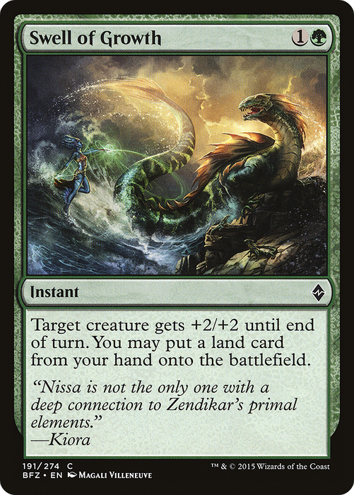 Swell of Growth (BFZ-191) - common - Foil
