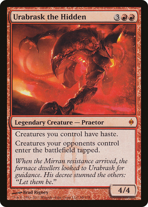 Urabrask the Hidden (NPH-098) - mythic - Foil
