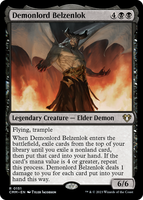 Demonlord Belzenlok (CMM-151) - rare - Foil