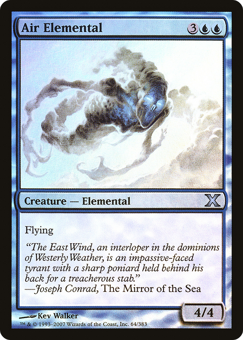 Air Elemental (10E-64★) - uncommon - Foil