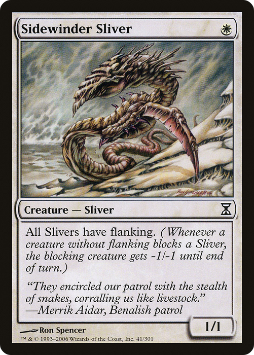 Sidewinder Sliver (TSP-041) - common - Foil