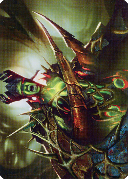 Maze's Mantle // Maze's Mantle (AONE-040) - common (Borderless) - Foil