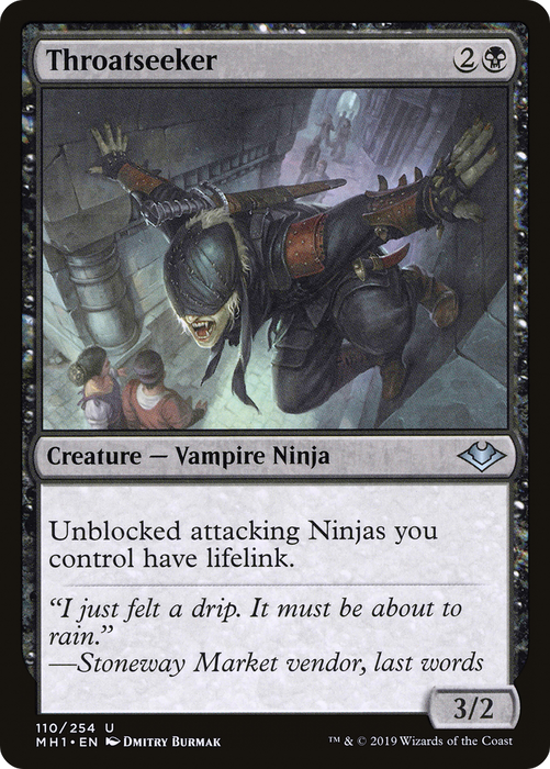 Throatseeker (MH1-110) - uncommon - Foil
