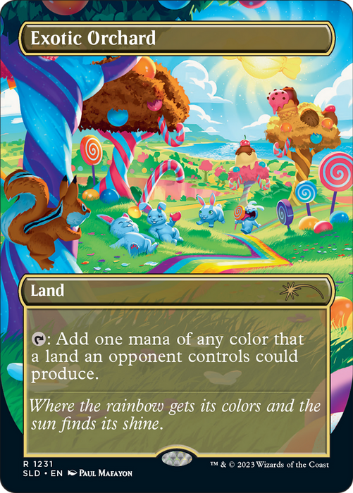Exotic Orchard (SLD-1231) - rare (Borderless) - Foil