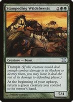 Stampeding Wildebeests (10E-300) - uncommon