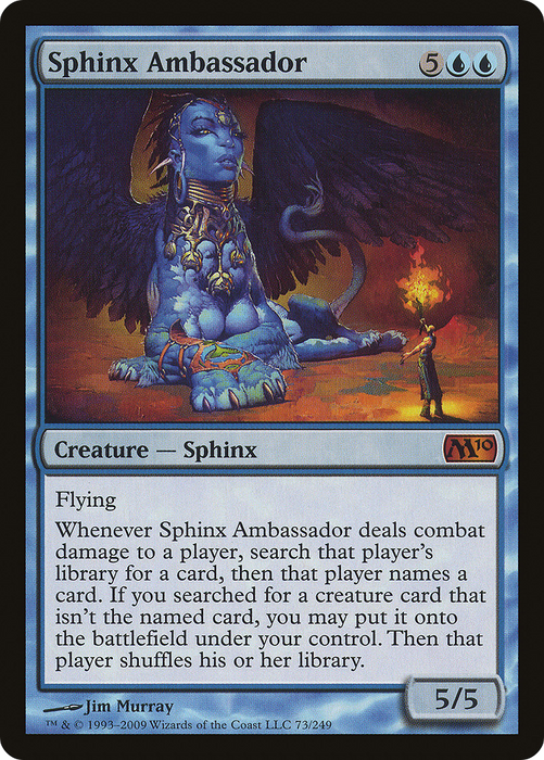 Sphinx Ambassador (M10-073) - mythic - Foil