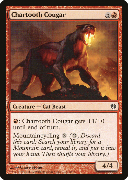 Chartooth Cougar (DDI-059) - common