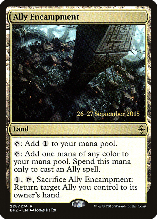 Ally Encampment (PRE-228S) - rare - Foil