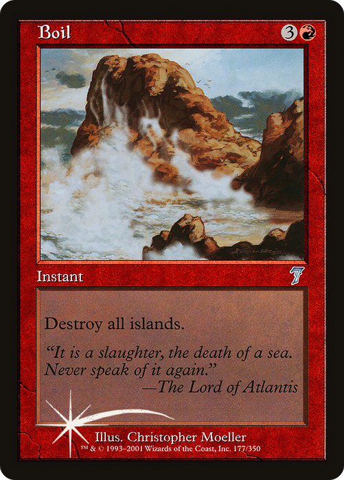 Boil (7ED-177★) - uncommon - Foil