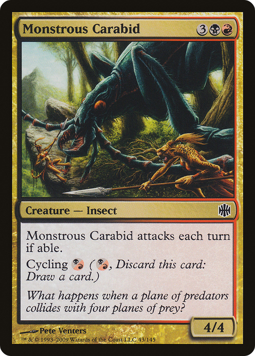 Monstrous Carabid (ARB-043) - common - Foil