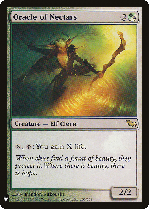 Oracle of Nectars (LIST-SHM-233) - rare