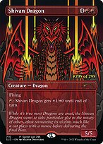 Shivan Dragon (SLD-716) - rare (Borderless)