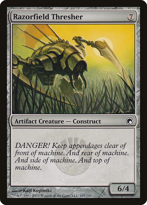Razorfield Thresher (SOM-197) - common - Foil