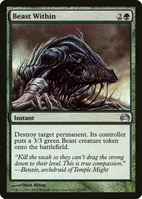 Beast Within (PC2-057) - uncommon