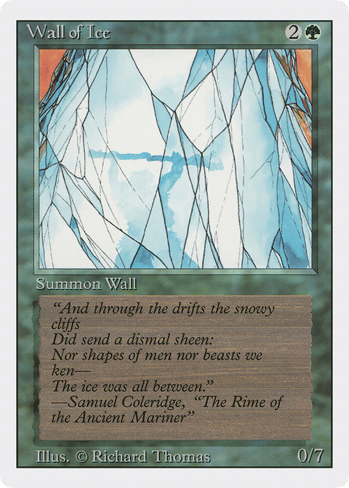Wall of Ice (3ED-225) - uncommon
