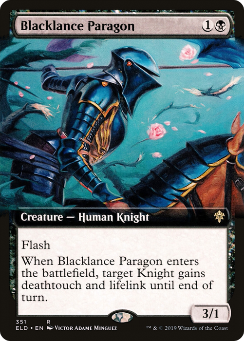 Blacklance Paragon (ELD-351) - rare: (Extended Art)