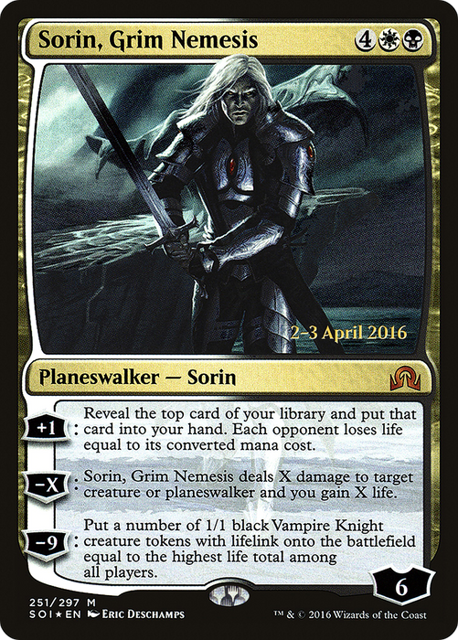 Sorin, Grim Nemesis (PRE-251S) - mythic - Foil