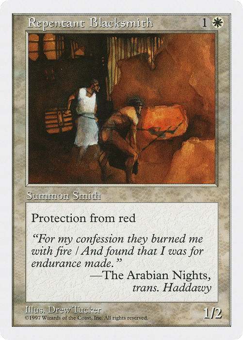Repentant Blacksmith (5ED-054) - common