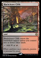 Blackcleave Cliffs (PPONE-248P) - rare - Foil