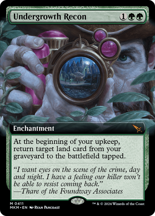 Undergrowth Recon (MKM-411) - mythic: (Extended Art) - Foil