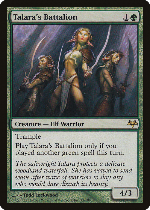 Talara's Battalion (EVE-077) - rare