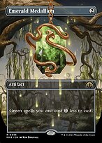 Emerald Medallion (MH3-345) - rare (Borderless) - Foil