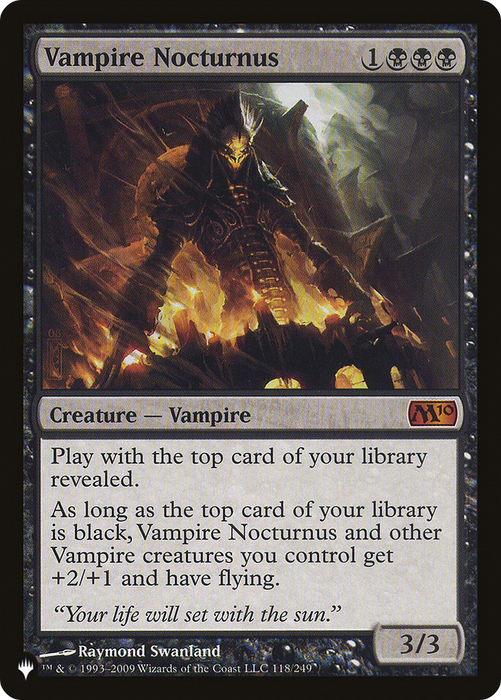 Vampire Nocturnus (LIST-M10-118) - mythic