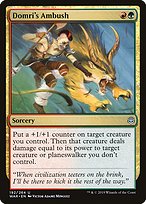 Domri's Ambush (WAR-192) - uncommon - Foil
