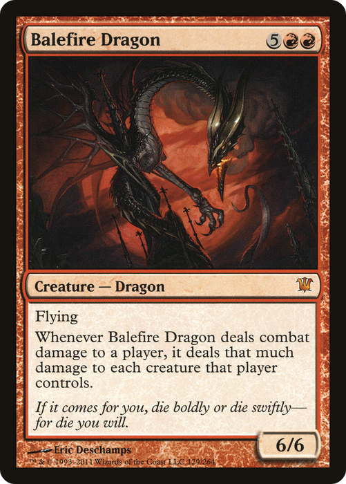 Balefire Dragon (ISD-129) - mythic