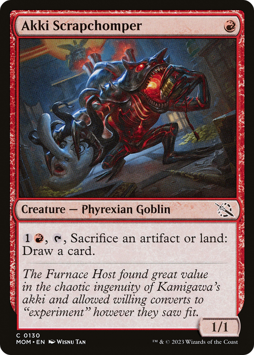 Akki Scrapchomper (MOM-130) - common - Foil