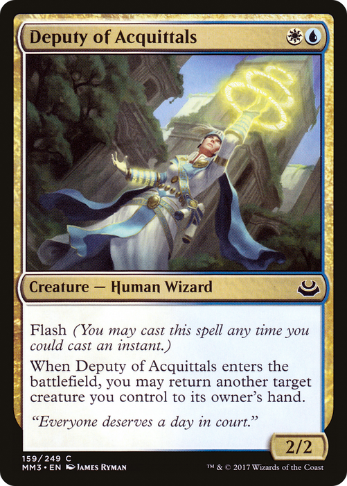Deputy of Acquittals (MM3-159) - common - Foil