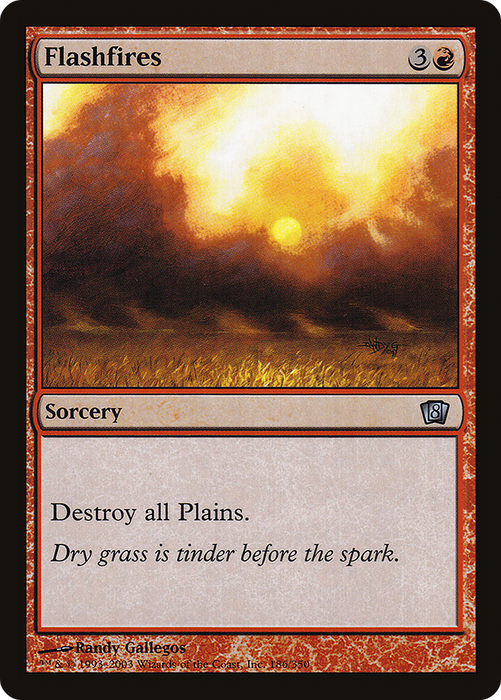 Flashfires (8ED-186★) - uncommon - Foil