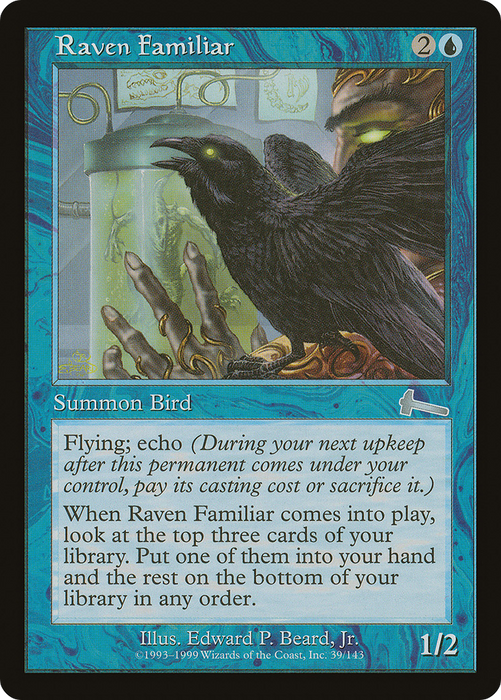 Raven Familiar (ULG-039) - uncommon
