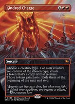 Kindred Charge (SPG-058) - mythic (Borderless)
