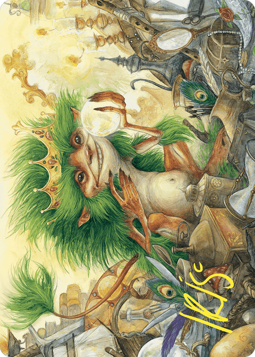 Knickknack Ouphe // Knickknack Ouphe (AWOE-050) - common (Borderless) - Foil